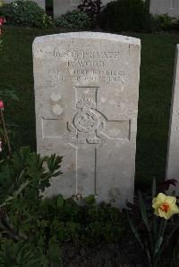 Coxyde Military Cemetery - Wood, F