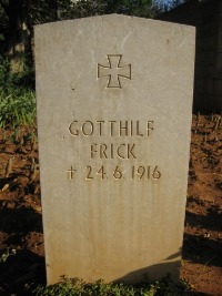 Dar Es Salaam War Cemetery - Frick, Gotthilf