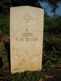 Dar Es Salaam War Cemetery - Gerth, Emil