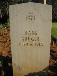 Dar Es Salaam War Cemetery - Gruger, Hans