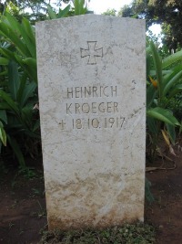 Dar Es Salaam War Cemetery - Kroeger, Heinrich