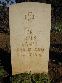 Dar Es Salaam War Cemetery - Lampe, Dr. Louis Friedrick