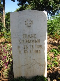 Dar Es Salaam War Cemetery - Stupmann, Franz