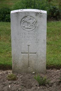 St. Hilaire Cemetery Frevent - Boyd, J P