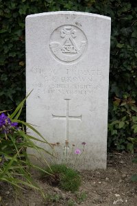 St. Hilaire Cemetery Frevent - Brown, C E