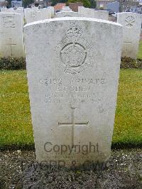 St. Hilaire Cemetery Frevent - Foden, Edward