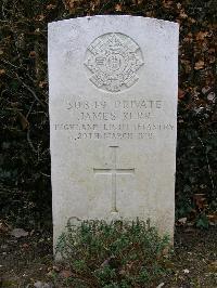 St. Hilaire Cemetery Frevent - Kerr, James