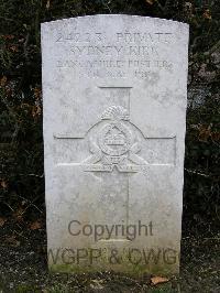 St. Hilaire Cemetery Frevent - Kirk, Sydney