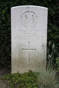 St. Hilaire Cemetery Frevent - Russell, J