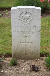 St. Hilaire Cemetery Frevent - Smith, J W