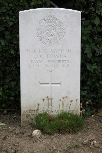 St. Hilaire Cemetery Frevent - Towle, Jesse Colin