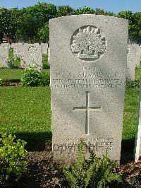 Ypres Reservoir Cemetery - Adams, William Affleck