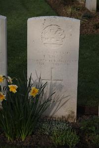 Ypres Reservoir Cemetery - Biggs, T