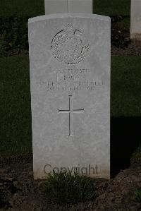 Ypres Reservoir Cemetery - Brown, P