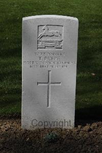 Ypres Reservoir Cemetery - Burke, T