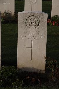 Ypres Reservoir Cemetery - Burnham, J E