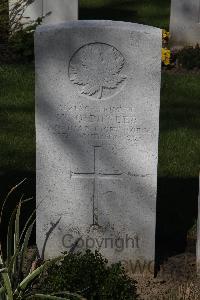 Ypres Reservoir Cemetery - Butler, W O