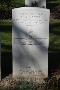 Ypres Reservoir Cemetery - Carter, Herbert