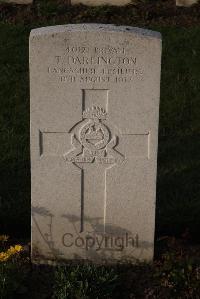 Ypres Reservoir Cemetery - Darlington, T