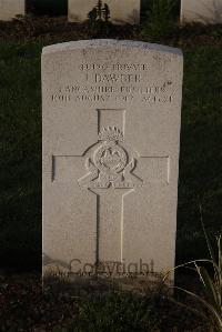 Ypres Reservoir Cemetery - Dawber, J