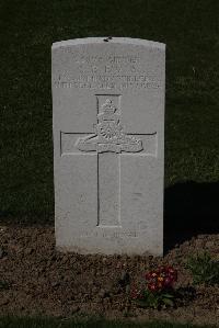 Ypres Reservoir Cemetery - Evans, S B