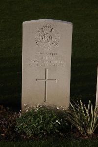 Ypres Reservoir Cemetery - Hinch, Edward