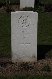 Ypres Reservoir Cemetery - Hope, F