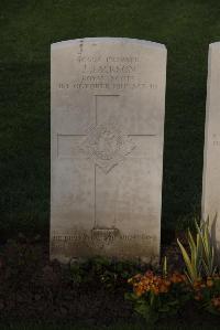 Ypres Reservoir Cemetery - Jackson, James