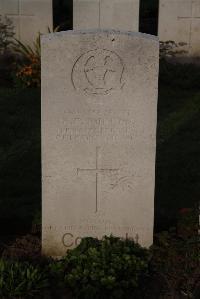 Ypres Reservoir Cemetery - Johnson, Albert Edward