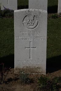 Ypres Reservoir Cemetery - Johnson, J