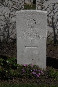 Ypres Reservoir Cemetery - Misson, M