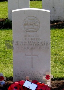 Ypres Reservoir Cemetery - BIRKIN, JOSEPH FRANK BROOKES