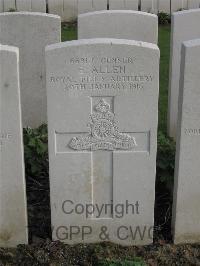 Bailleul Communal Cemetery Extension (Nord) - Allen, E