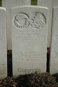 Bailleul Communal Cemetery Extension (Nord) - Brown, John