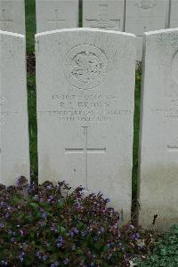 Bailleul Communal Cemetery Extension (Nord) - Brown, R L