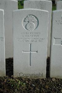 Bailleul Communal Cemetery Extension (Nord) - Cassidy, J