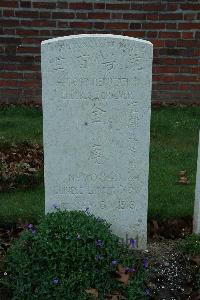 Bailleul Communal Cemetery Extension (Nord) - Chin Ching, 