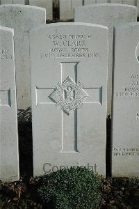 Bailleul Communal Cemetery Extension (Nord) - Clark, W