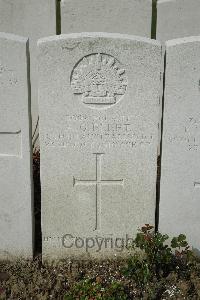 Bailleul Communal Cemetery Extension (Nord) - Fleet, Arthur Gunn