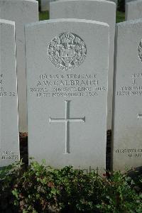 Bailleul Communal Cemetery Extension (Nord) - Galbraith, A W