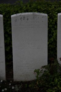 Bailleul Communal Cemetery (Nord) - Dobson, Douglas