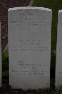 Bailleul Communal Cemetery (Nord) - Elkins, H