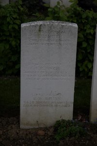 Bailleul Communal Cemetery (Nord) - Finch, Fredrick Reginald