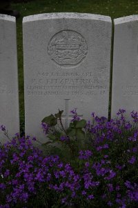 Bailleul Communal Cemetery (Nord) - Fitzpatrick, Percival Cyril