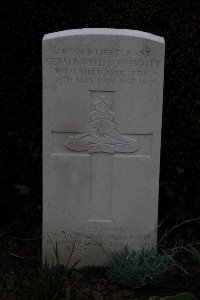 Bailleul Communal Cemetery (Nord) - Pigott, Gerald Wellesley