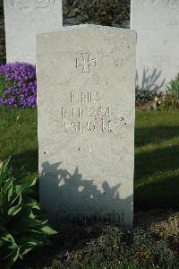 Bailleul Communal Cemetery (Nord) - Ries, B