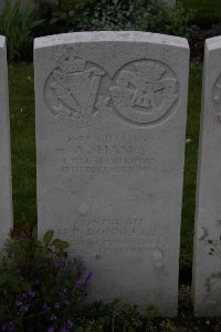 Bailleul Communal Cemetery (Nord) - Shanks, A