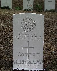 Stanley Military Cemetery - Bradley, Frederick William