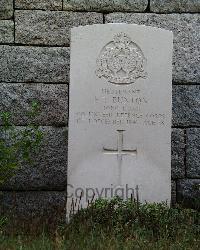 Stanley Military Cemetery - Buxton, Henry Thomas