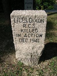 Stanley Military Cemetery - Dixon, Henry Villiers